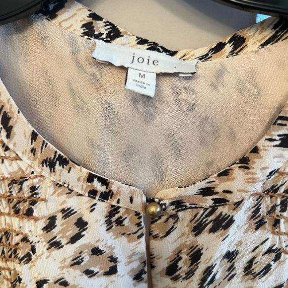 Joie animal print blouse silk - Picture 5 of 9